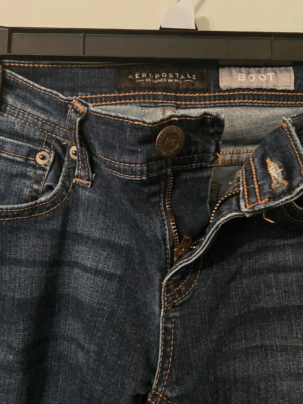 Women’s Aeropostale Size 6R Dark Blue Bootcut Jeans - Picture 2 of 4